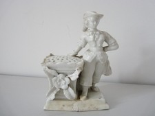 Saupoudreuse personnage porcelaine XVIIIe siècle (19633)