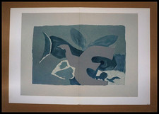 Georges BRAQUE : Les oiseaux I, lithographie 1967