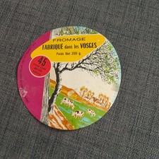 Étiquette de fromage Des