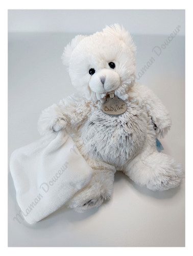 Doudou peluche mouchoir - peluche, ours