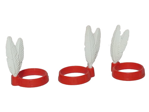Playmobil couronnes plumes - x3,