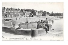 SAINT-VALERY-EN-CAUX - Quai de l'Art et le Pont - CPA 76