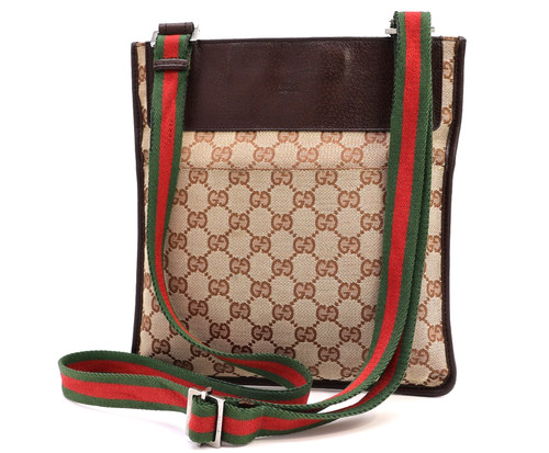 Gucci canvas crossbody - gucci,