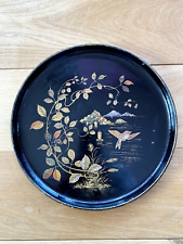 Plateau laqué polychrome