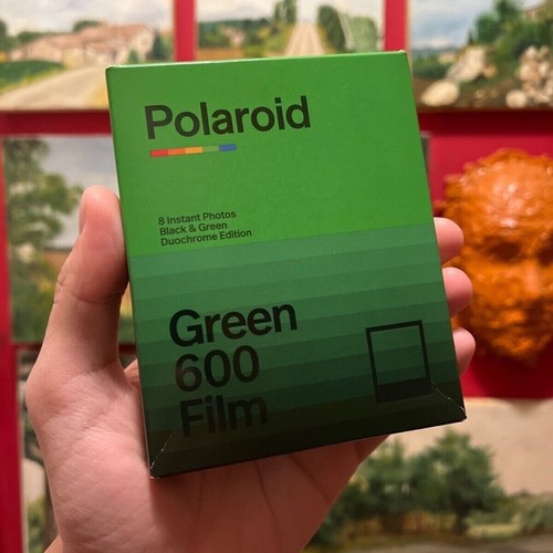 Polaroid green 600 film - green,