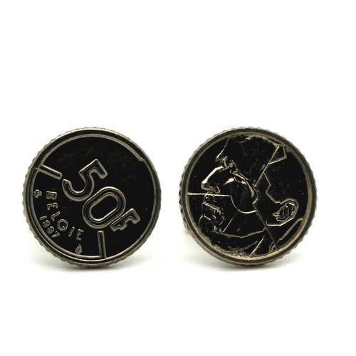 Cufflinks authentic coin piece - authentic,