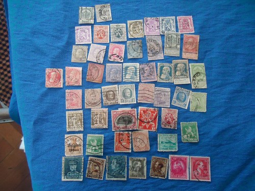 Lot timbres anciens - de, 51