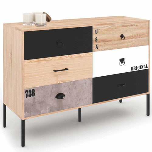 Commode tiroirs sacramento - 6,