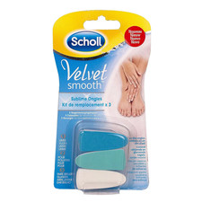 SCHOLL VELVET SMOOTH - 3 X KIT DE REMPLACEMENT - SUBLIME ONGLES