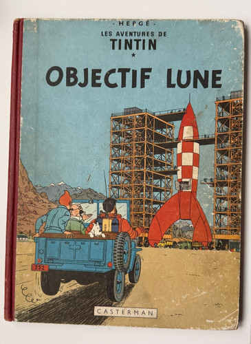Hergé tintin objectif lune - tintin,