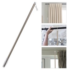  Barre de traction pour rideaux, tringle à rideaux en alliage d'aluminium,