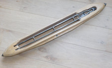 vintage GROSSE 73cm ancienne NAVETTE en BOIS de MACHINE METIER à TISSER TISSAGE