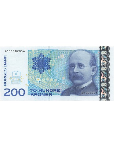 Norvège 200 kroner kristian - norvège,