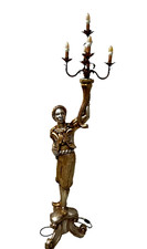 Lampadaire a décor d'un