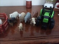 Tracteur avec animaux de la