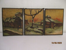 ancien miroir tryptique 