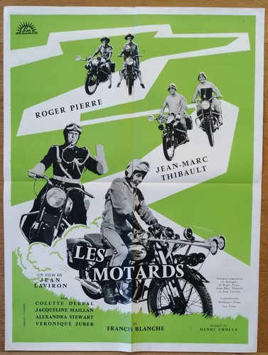 Motards roger pierre affiche - roger,