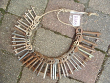 LOT A638 DE 39 CLÉ CLÉS CLEFS CLEF ANCIENNES DE PORTE SERRURE