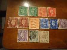 lot de 13 timbres postage