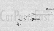 EXBD6008 Échappement Arrière