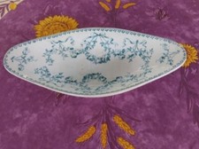 Ravier ancien Terre de Fer Faience UC Sarreguemines Modèle Mozart Décor Floral