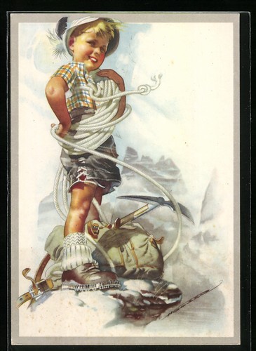 Carte postale garçon avec - , du