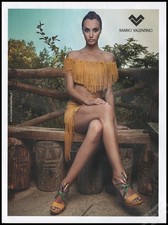 High Heels Valentino Magazine Print Ad Women Fashion Long Legs shoes 2017-10B
