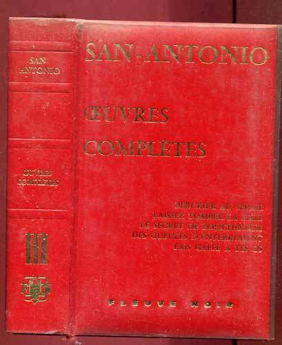 San antonio oeuvres - san-antonio:, 3.