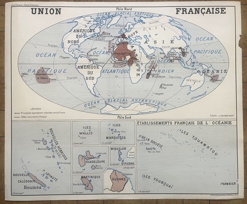 Ancienne carte scolaire - 🌎,