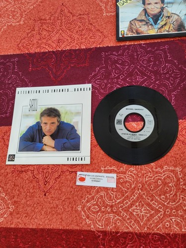 45t michel sardou attention - 45t,