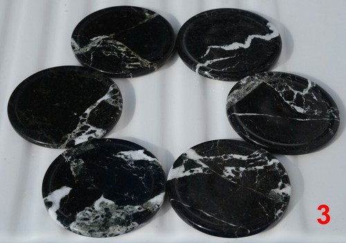 Piece marble coaster - coaster, set