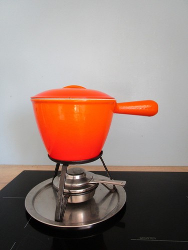 Service fondue creuset - fondue,