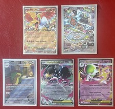 5 Cartes Pokémon Ultra-Rare - Neuf - VF