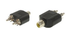 Adaptateur Connecteur Rca F À