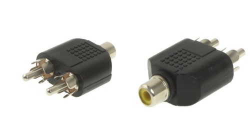Adattatore connettore rca a - rca, f