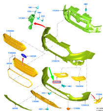 Calandre avant droite FORD