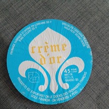 Étiquette De Fromage ,Crème