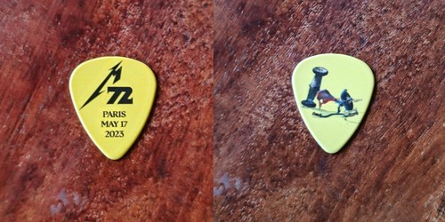 Metallica guitar pick paris - metallica,