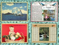 4 Calendriers Almanachs des