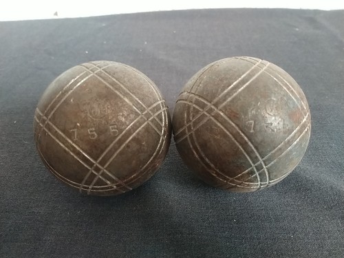 Boules pétanque vintage - boules, de