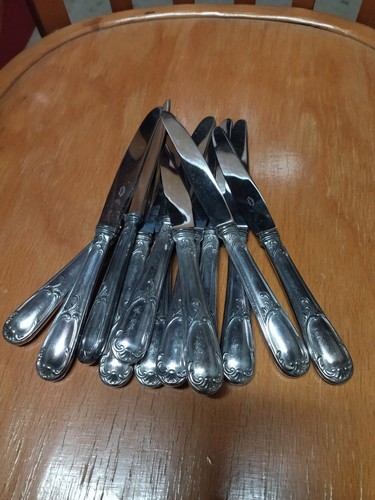 Couteaux métal argenté - , x12