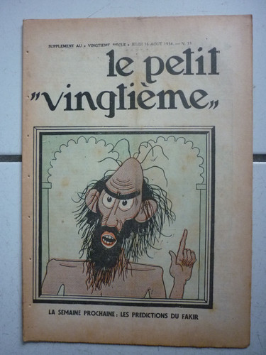 Tintin le petit vingtieme - tintin, /
