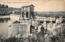 Eguzon - The Dam Shore Starboard Wing IN Upstream