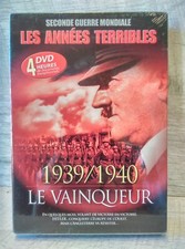 👉 4 DVD GUERRE MONDIALE " LES ANNEES TERRIBLES " 1939 1940 LE VAINQUEUR HITLER