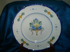  assiette de Nevers signée Gabriel Montagnon début XX ème