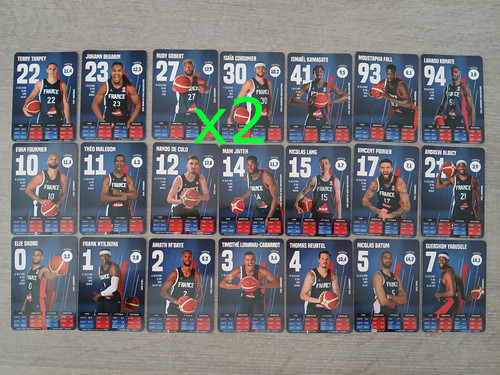 Lots cartes slam deck - 2, 21