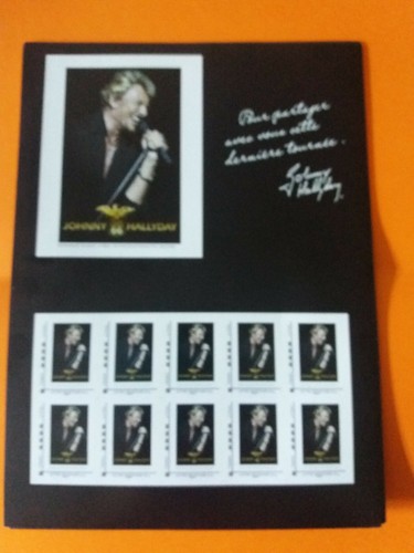 Planche timbres johnny - timbres, "johnny
