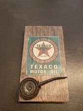 Objet insolite décor vintage publicitaire USA Texaco Motor Oil Atelier Garage