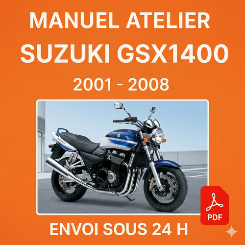 Manuel atelier suzuki gsx1400 - suzuki,
