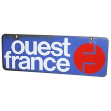 Ancienne plaque émaillée